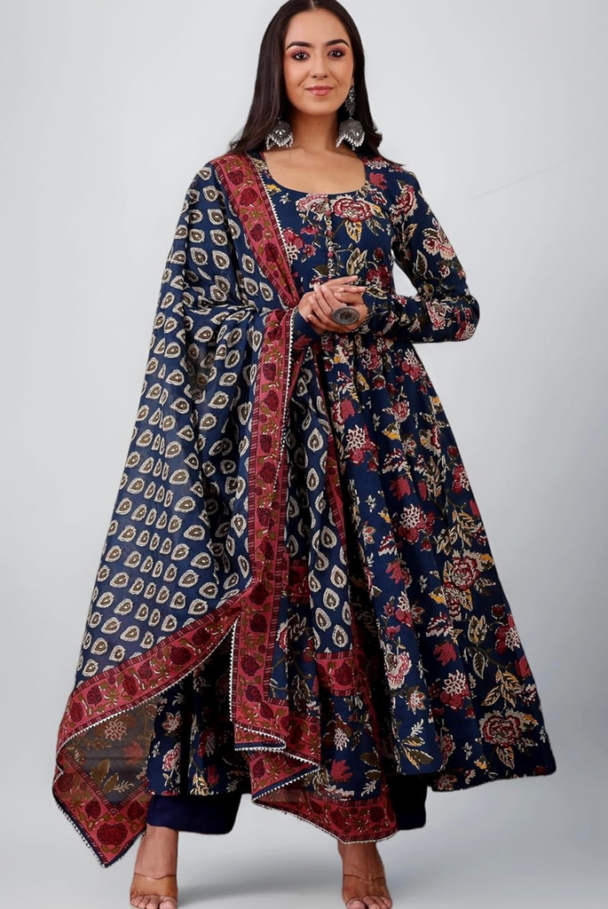 MissClassik Signature Women's Viscose Kurta and Pant with Dupatta Set (XS)
